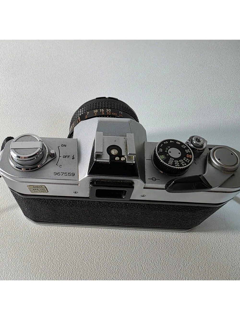 Canon FTb QL 35mm SLR Film Camera with 50mm f/1.8 SC FD Lens- Tested & Working!
